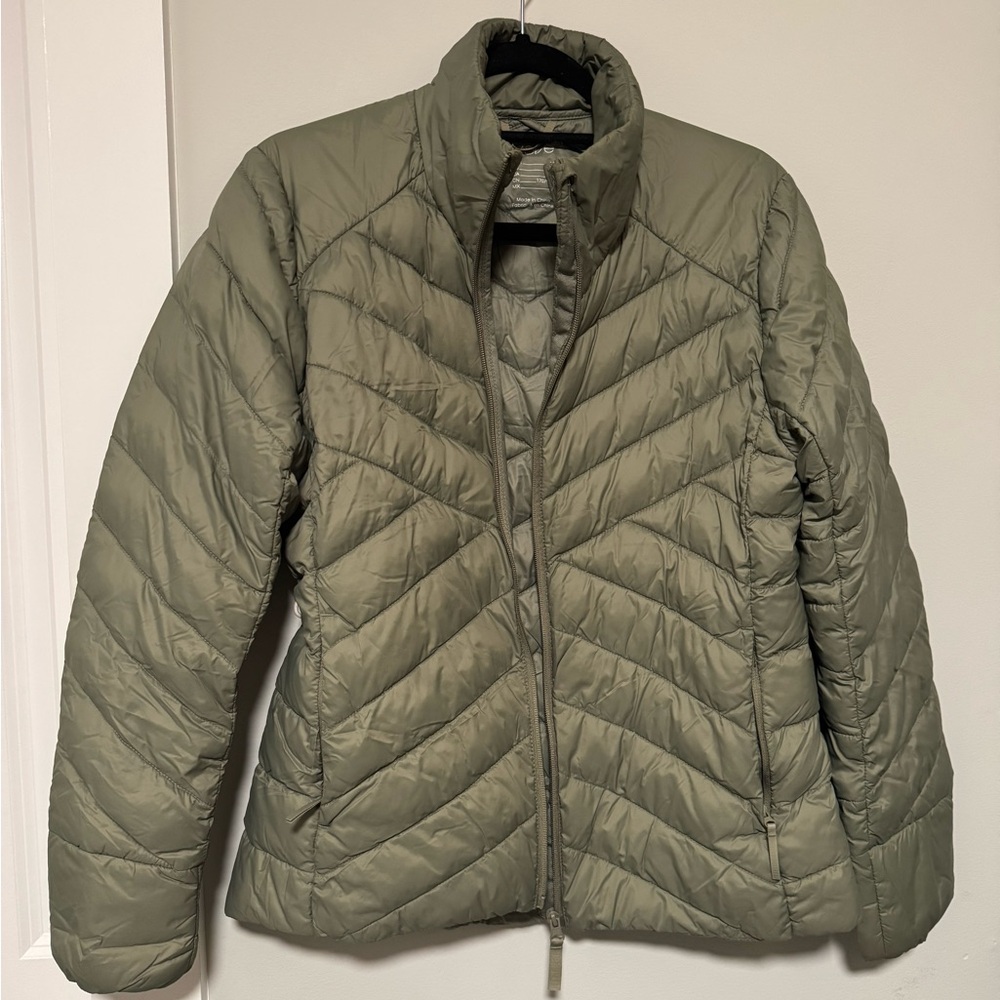 H&M Women's Olive Green Puffer Jacket